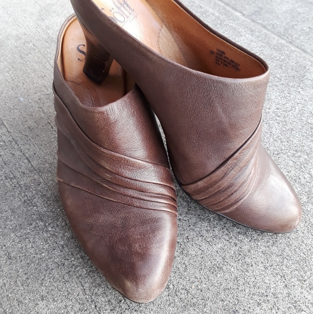 leather heels